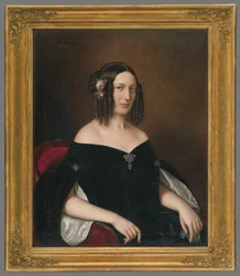 Porträt einer jungen Witwe